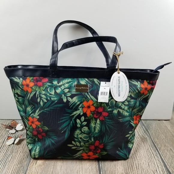 tommy bahama floral tote